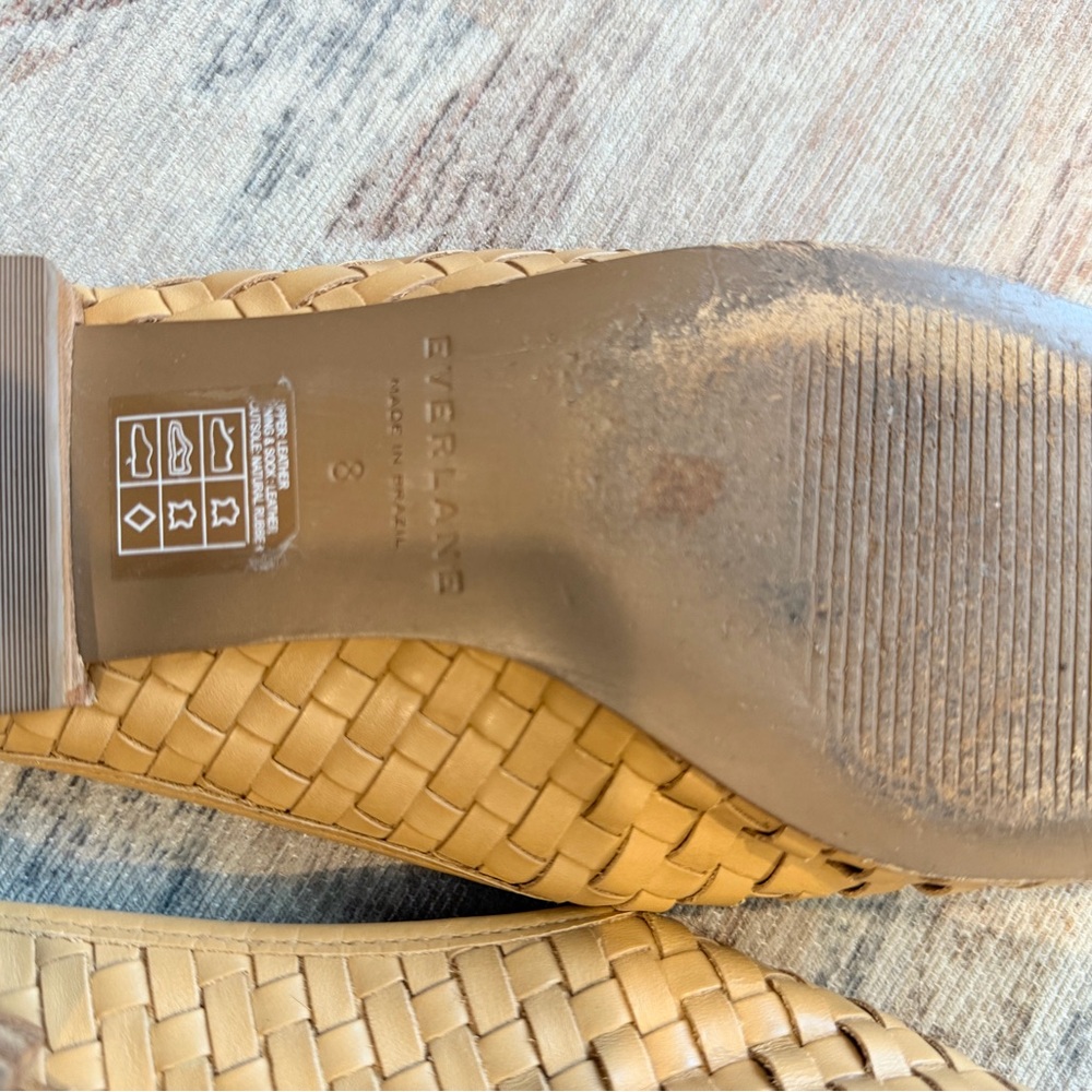 Everlane Woven Leather Mule in Tan - Picture 4 of 8